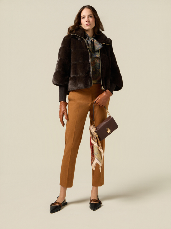 Regular corduroy pants