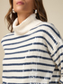 Striped turtleneck with sequins image number 2