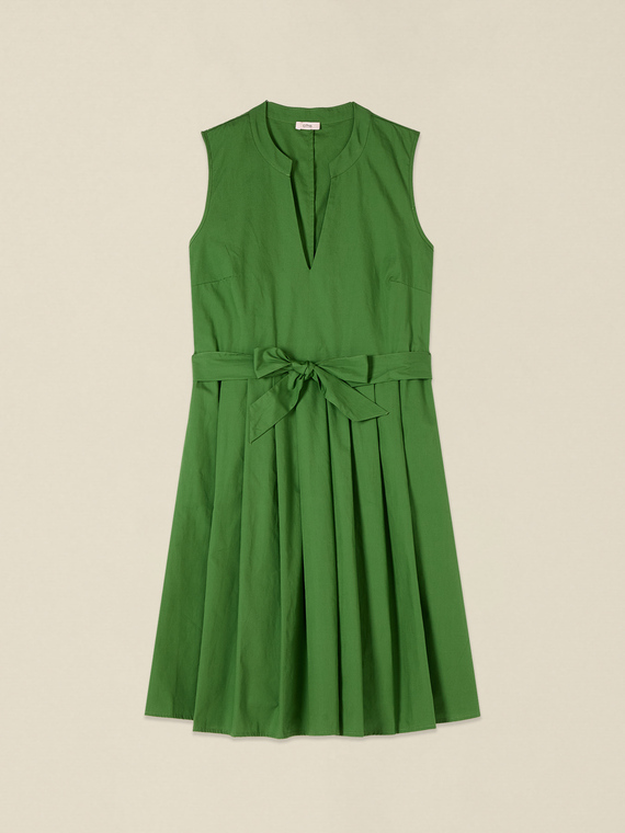 Flare dress in poplin