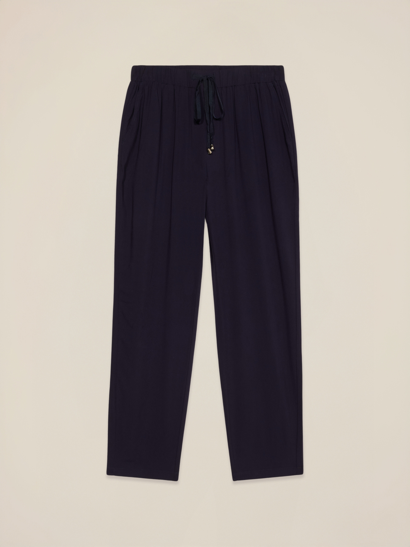 Flowy viscose trousers image number 4