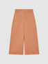 Pantaloni cropped in cotone stretch image number 3