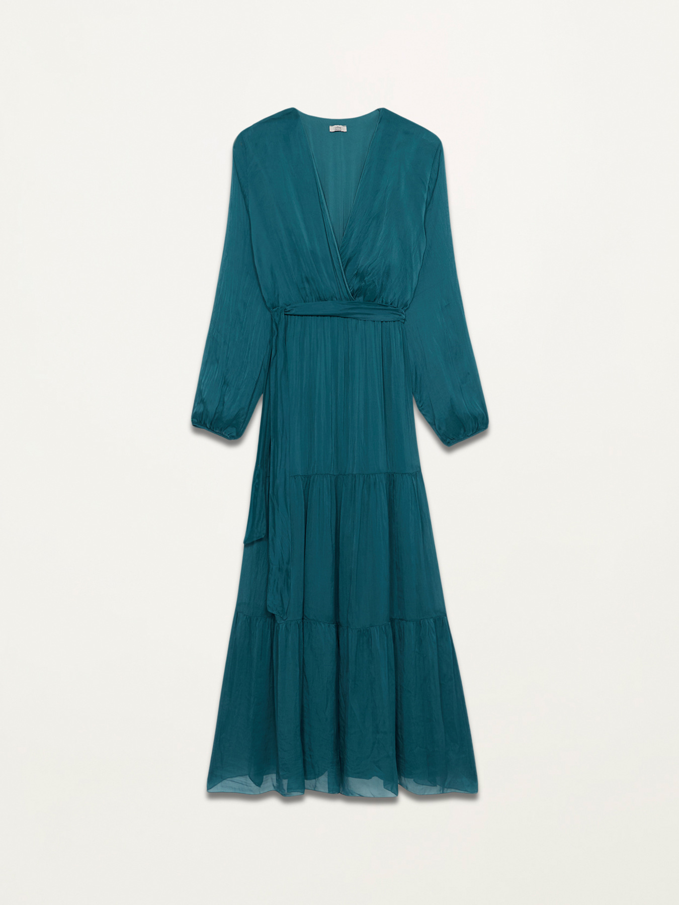 Langes Kleid aus Seide/Viskose image number 4