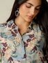 Camicia fantasia con dettaglio gioiello image number 2