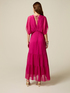 Langes Kleid aus Seiden-Voile-Mix image number 1