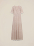Vestito lungo lurex pliss&eacute; image number 3