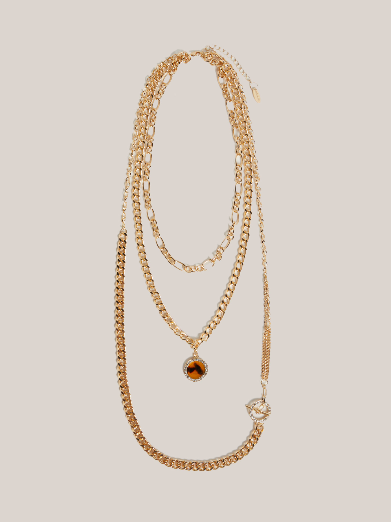 Long multi-strand necklace image number 2