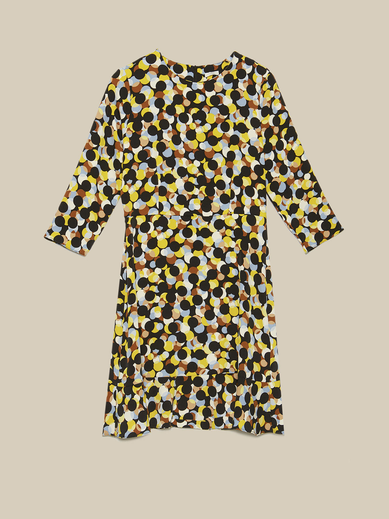 Vestido acampanado con fantas&iacute;a optical image number 3
