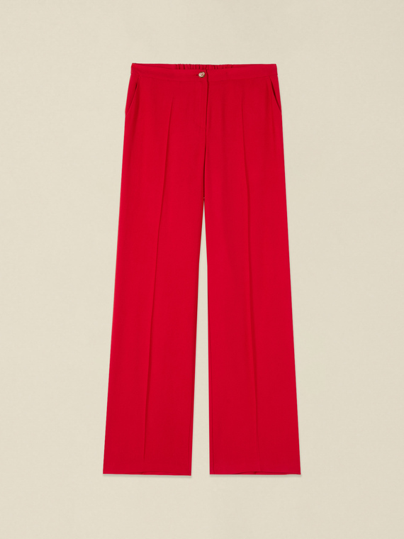 Viscose blend palazzo pants
