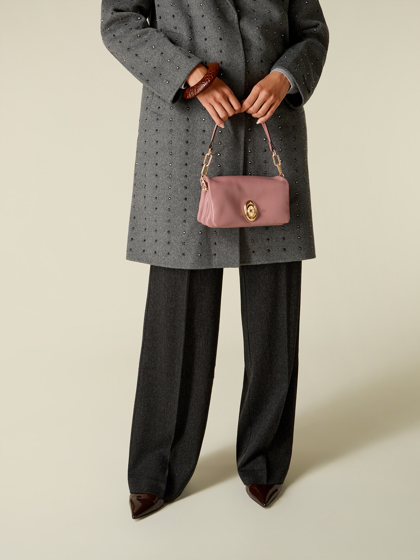 Borsa crossbody Ophelia in vera pelle image number 0