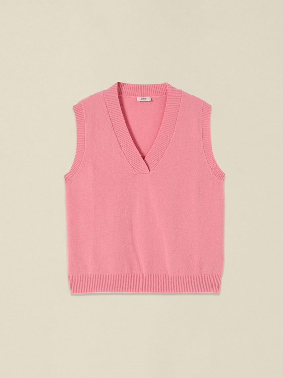 Wool/cashmere top