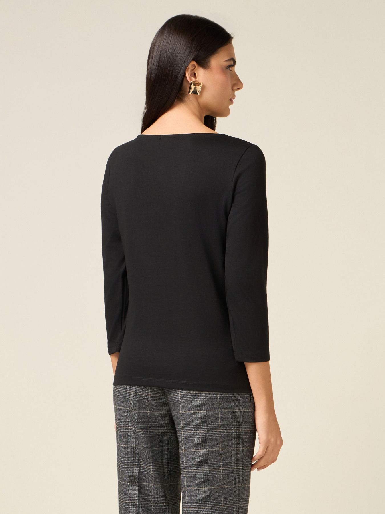 Baumwoll-T-Shirt mit Applikationen image number 1