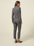 Blazer &agrave; carreaux avec broche image number 2