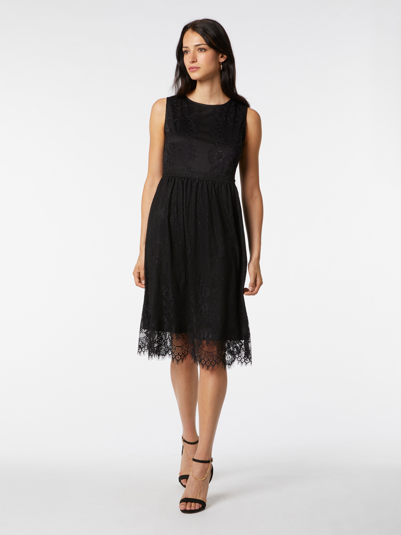 Lace midi dress image number 1