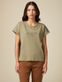 T-shirt inscription avec breloques image number 0