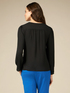 Blouse pliss&eacute;e avec cha&icirc;ne image number 1