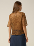 Lace blouse with elbow-length sleeves image number 1