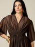 Long lyocell blend dress image number 2
