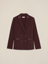 Blazer crois&eacute; avec boutons recouverts image number 4