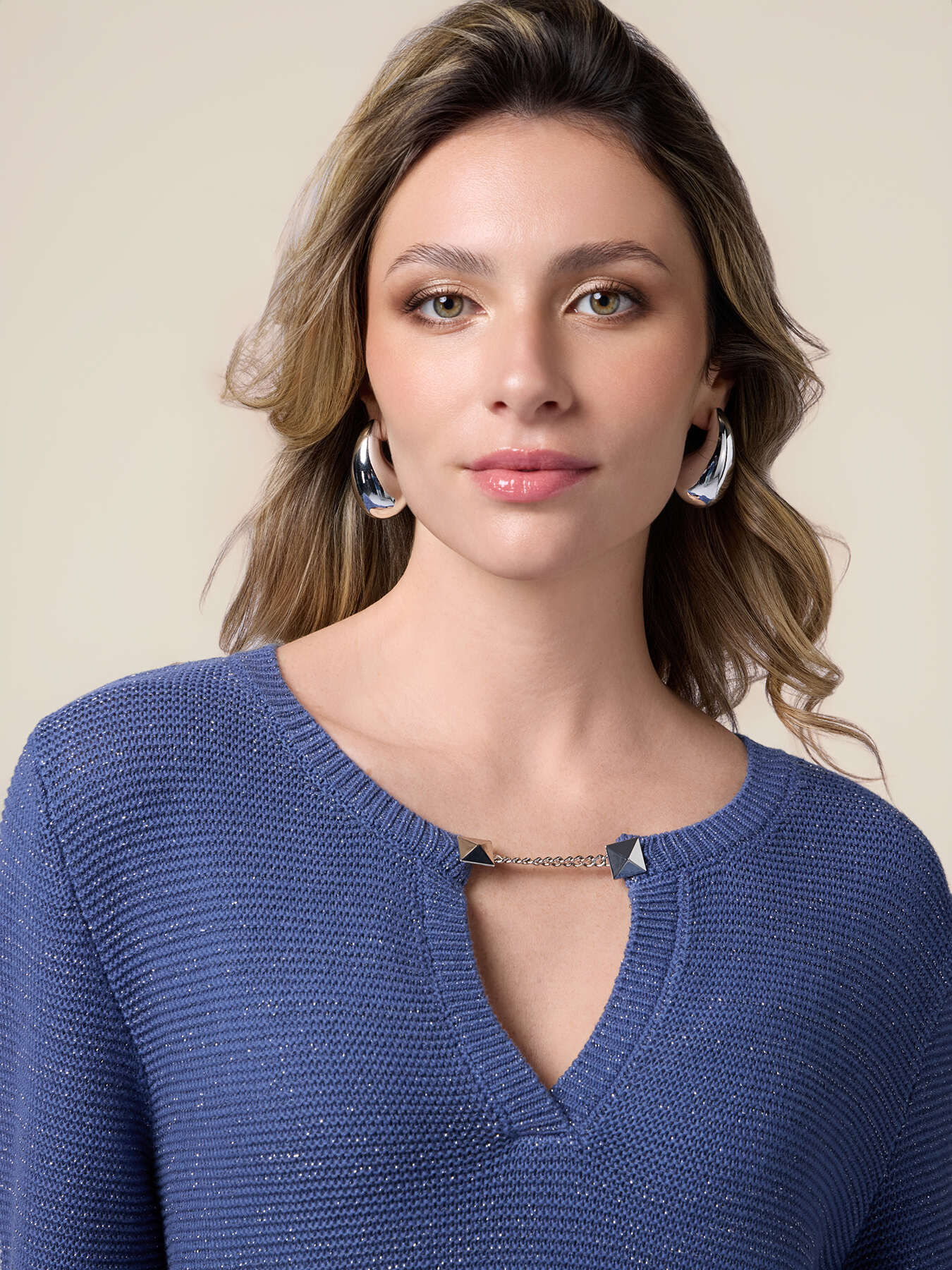 Maglia ottoman con dettaglio gioiello image number 2