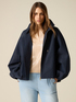 Parka veste en m&eacute;lange de coton avec capuche image number 0