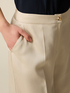 Pantalones cropped de lyocell image number 2