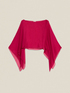 Silk blend chiffon shrug image number 1