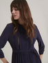 Vestito chemisier con inserti in pizzo image number 2