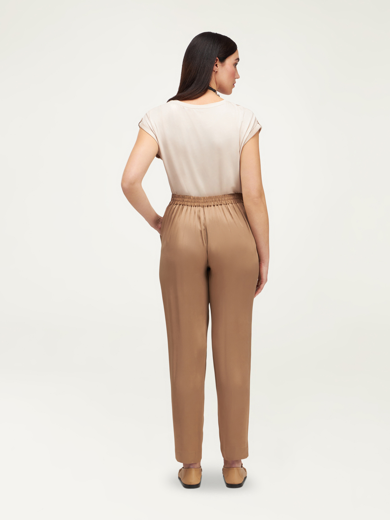 Eco-viscose joggers image number 1