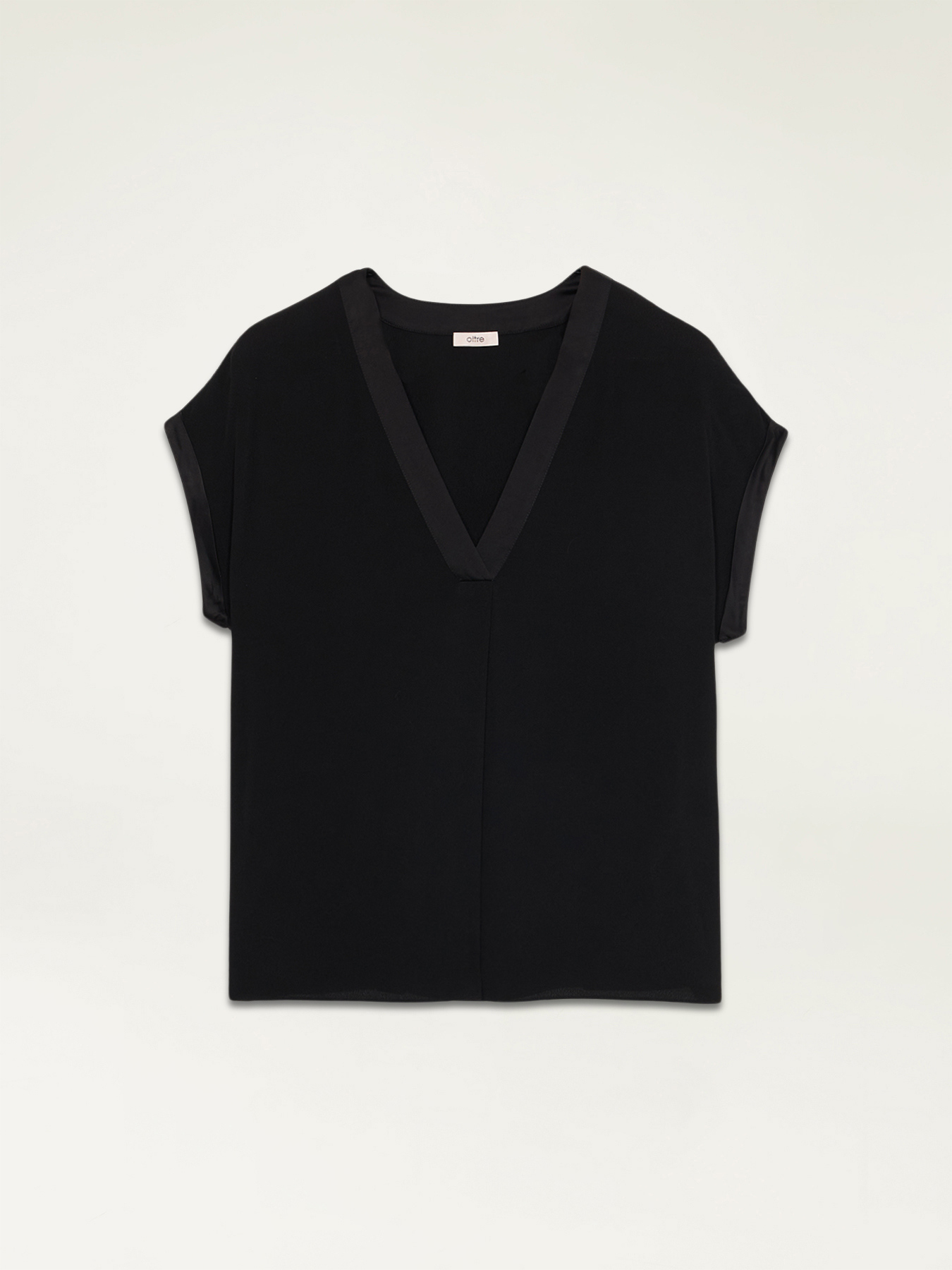 Blusa a kimono in viscosa image number 3