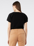 T-shirt con maniche in popeline image number 1