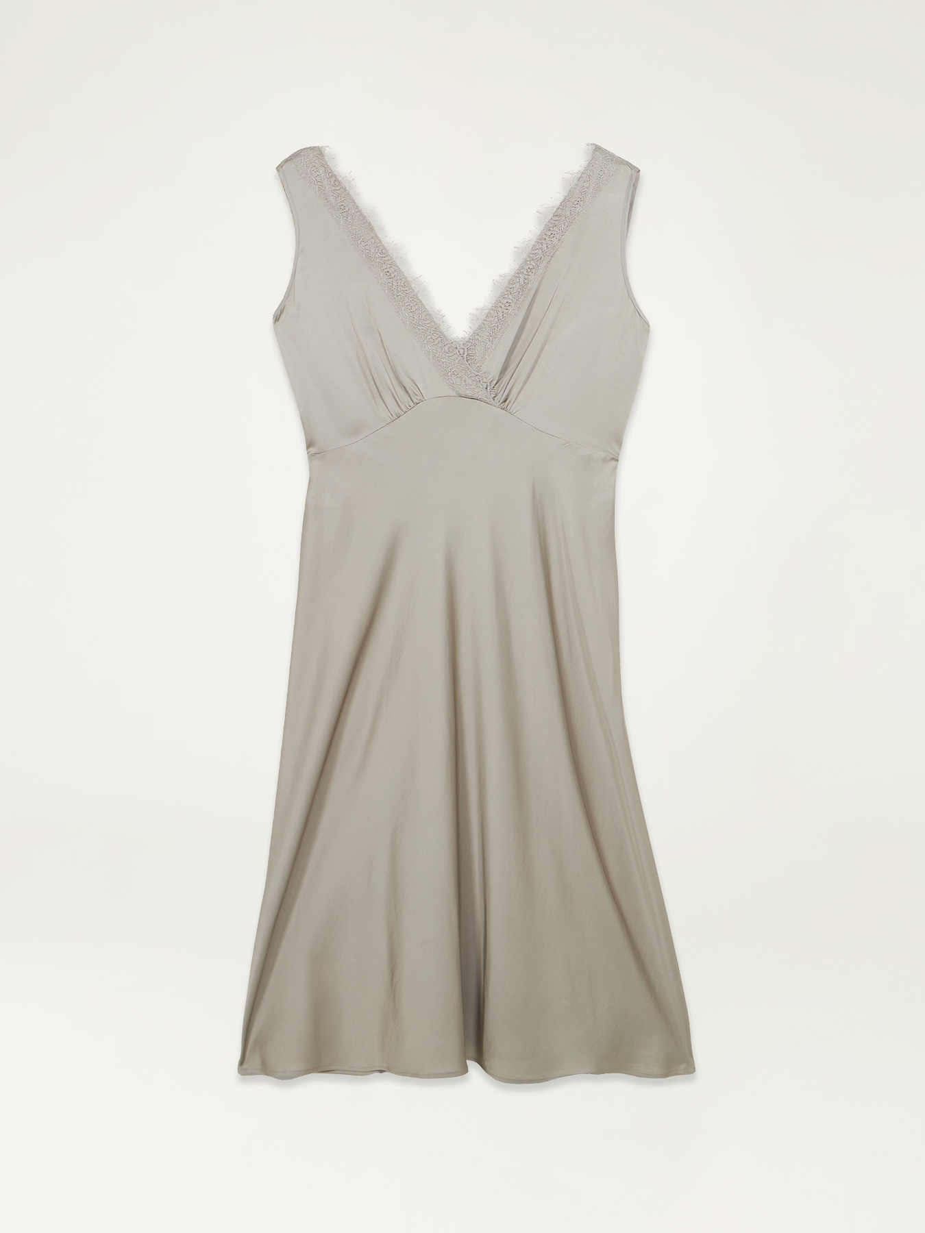 &Auml;rmelloses Kleid aus Satin image number 4