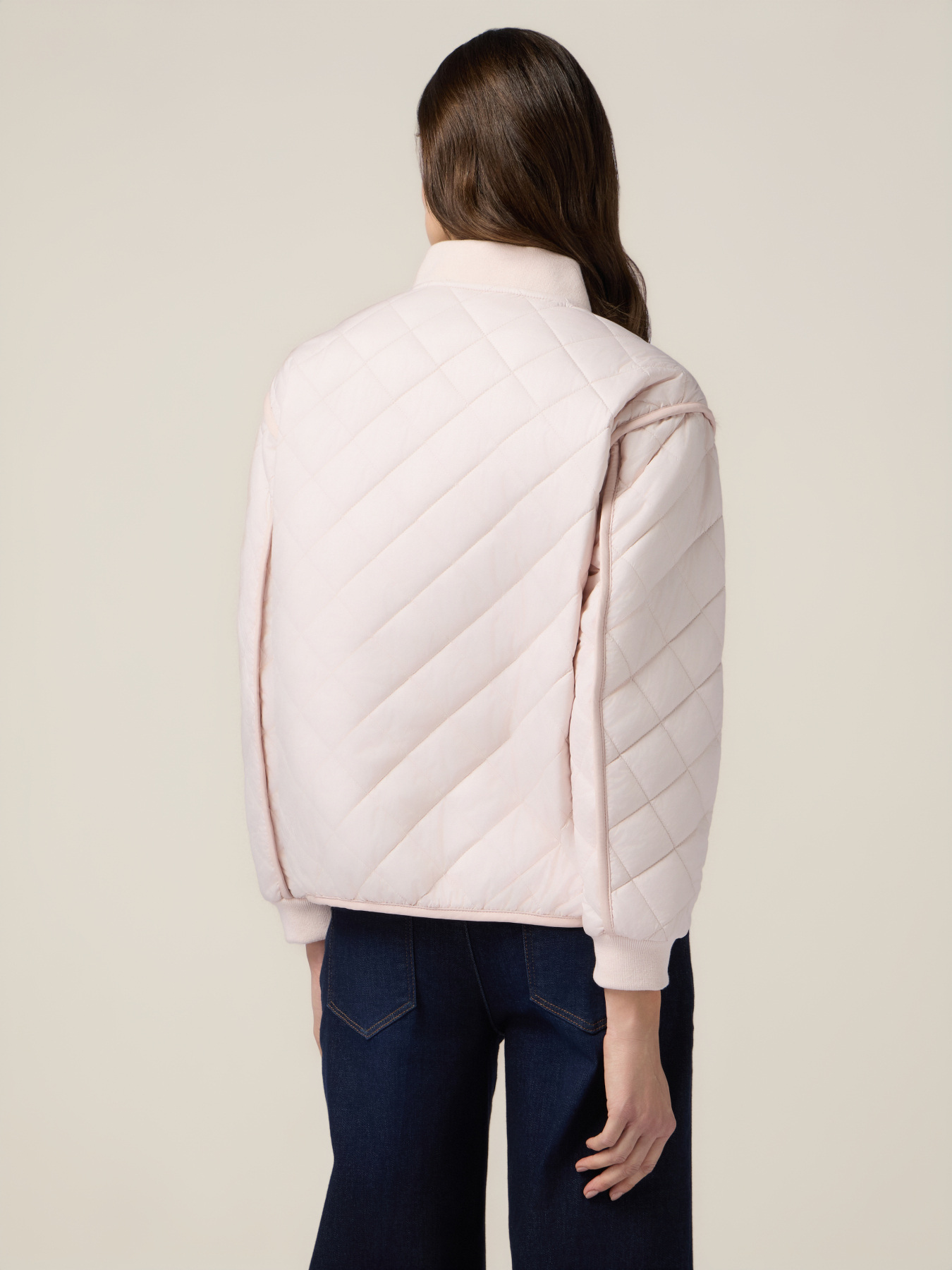 Lightweight quilted bomber jacket image number 1