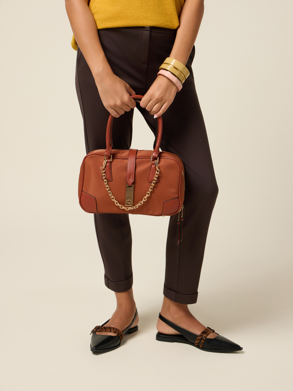 Borsa bauletto in nylon