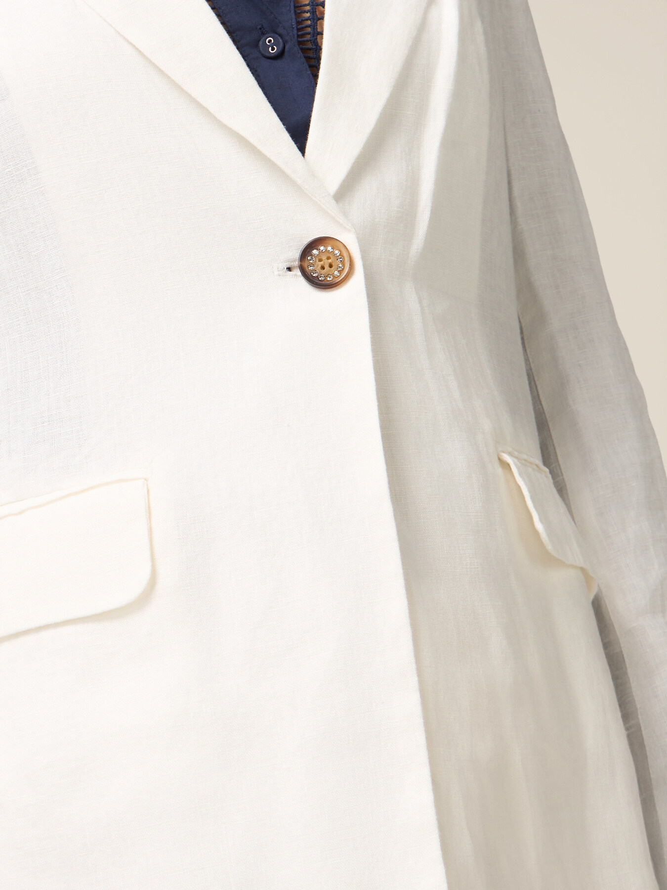Einreihiger Leinenblazer image number 2