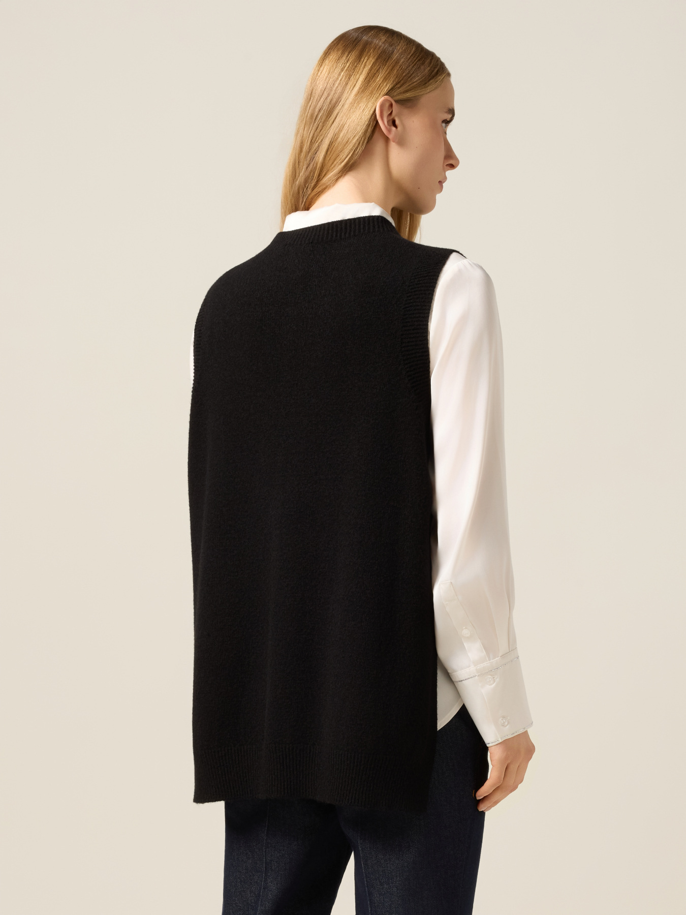 Gilet long en maille image number 1