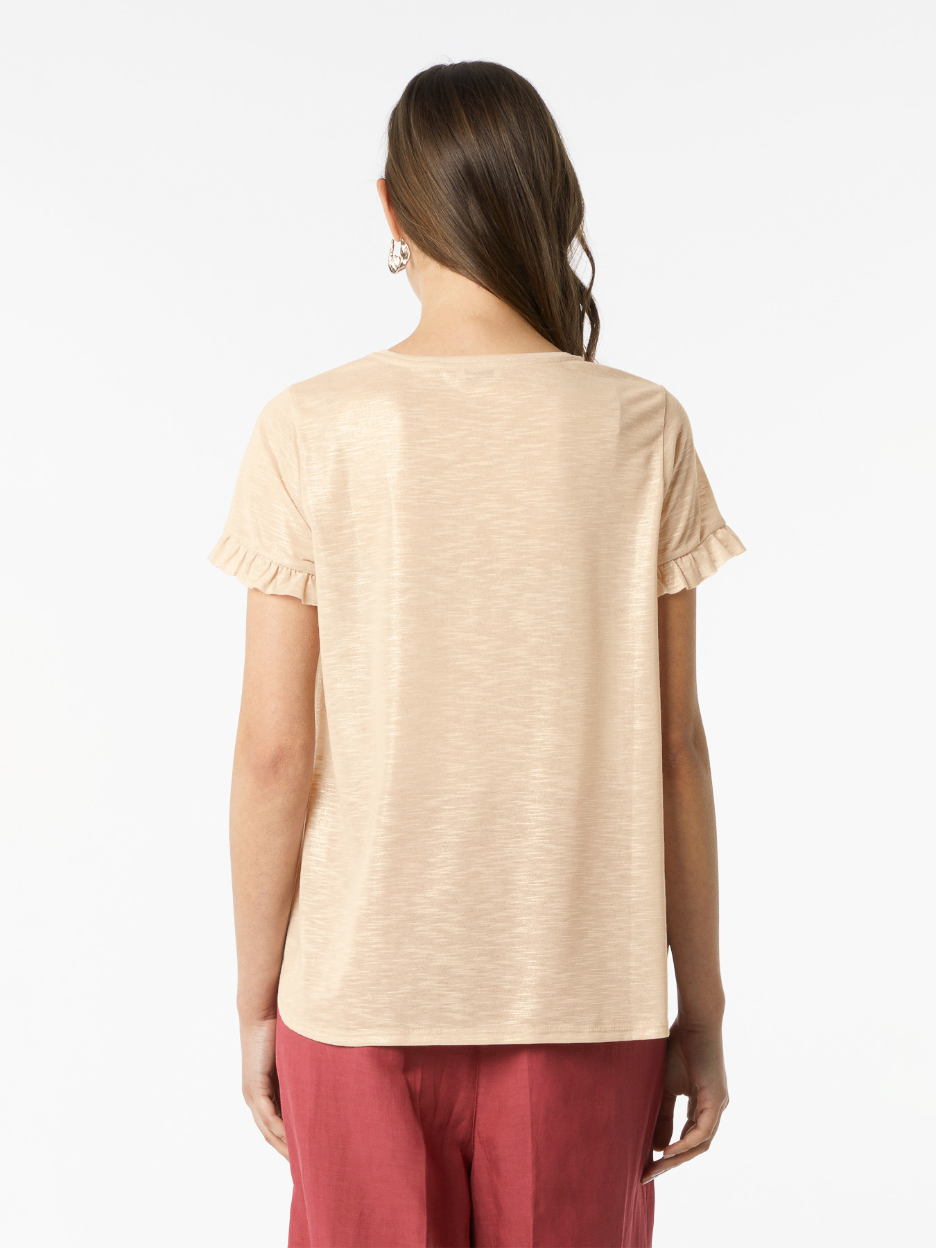 Shiny-effect T-shirt image number 1