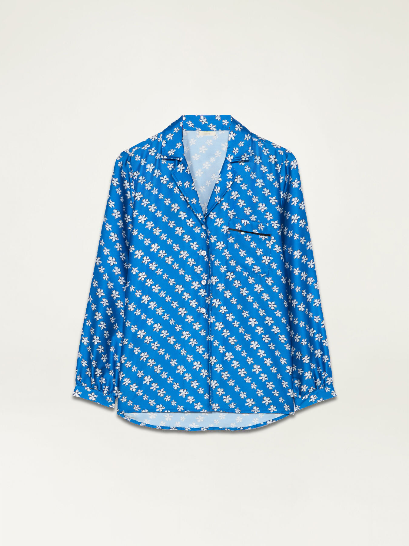 Camicia in raso fantasia image number 4