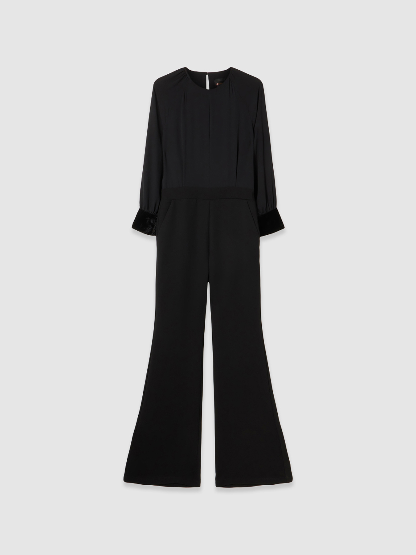 Tuta con polsini in ciniglia image number 4