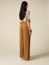 Pantalon palazzo m&eacute;lange viscose image number 1