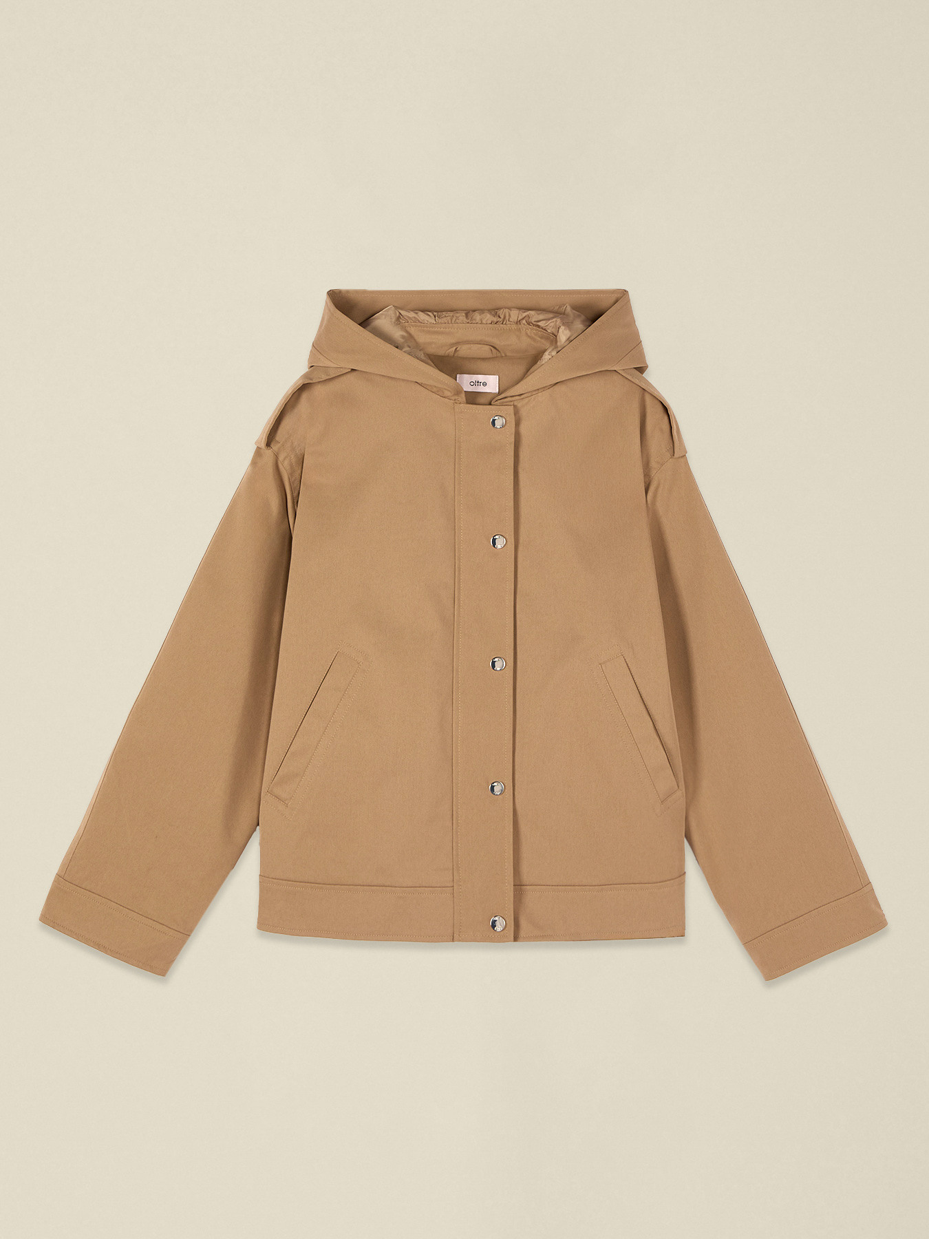 Short parka with hood image number 3