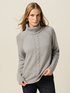 Cable-knit turtleneck sweater in cashmere blend image number 0