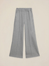 Pantalones palazzo de felpa con cristales image number 4