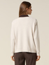 V-neck sweater with decorative pins image number 1