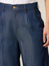 Pantaloni palazzo in tencel image number 2