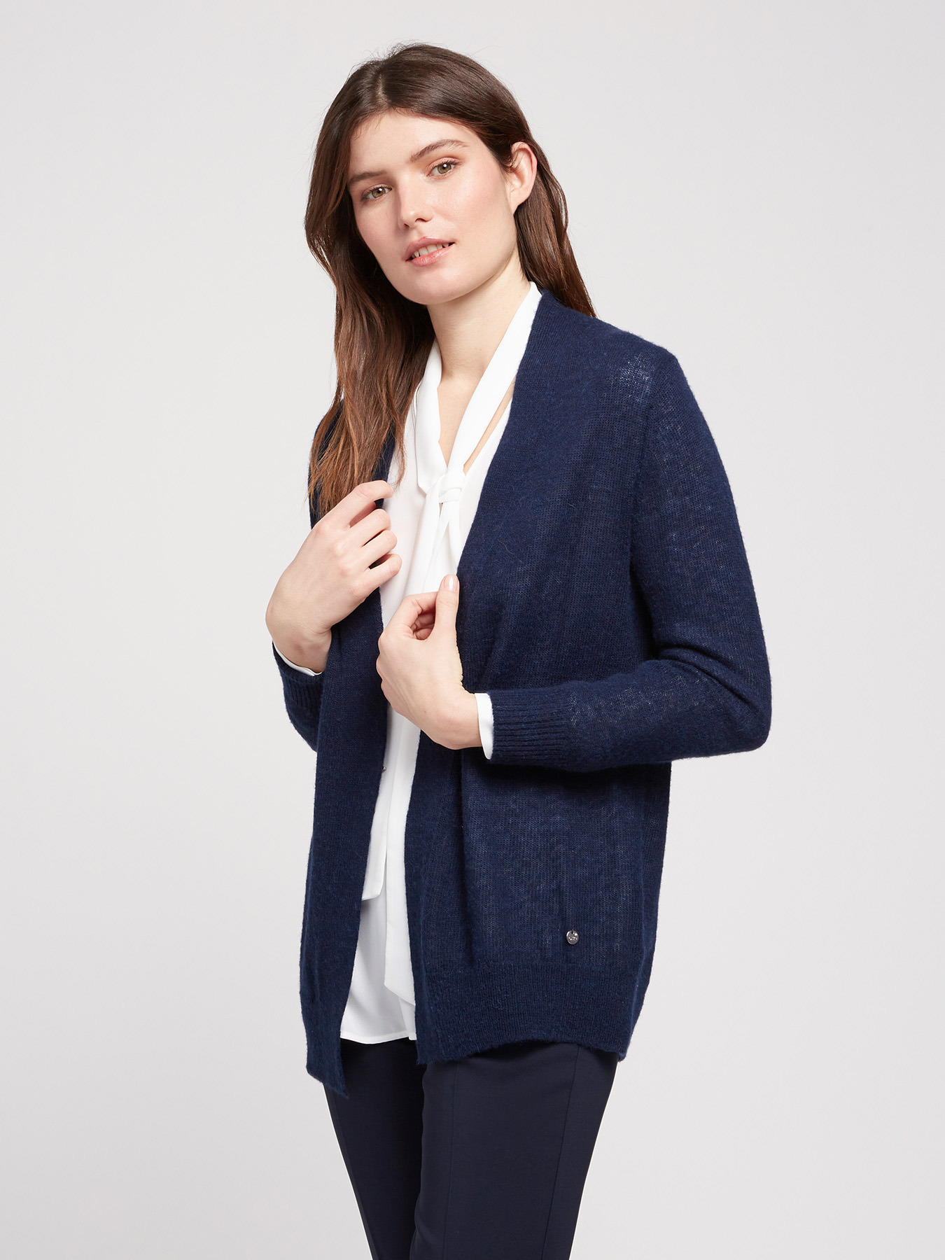 Alpaca blend cardigan image number 0