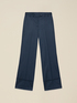 Wide leg flare pants with cuff image number 4