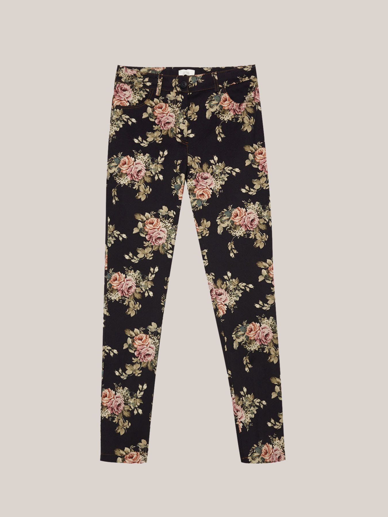 Hose Paris mit Blumenmuster image number 3