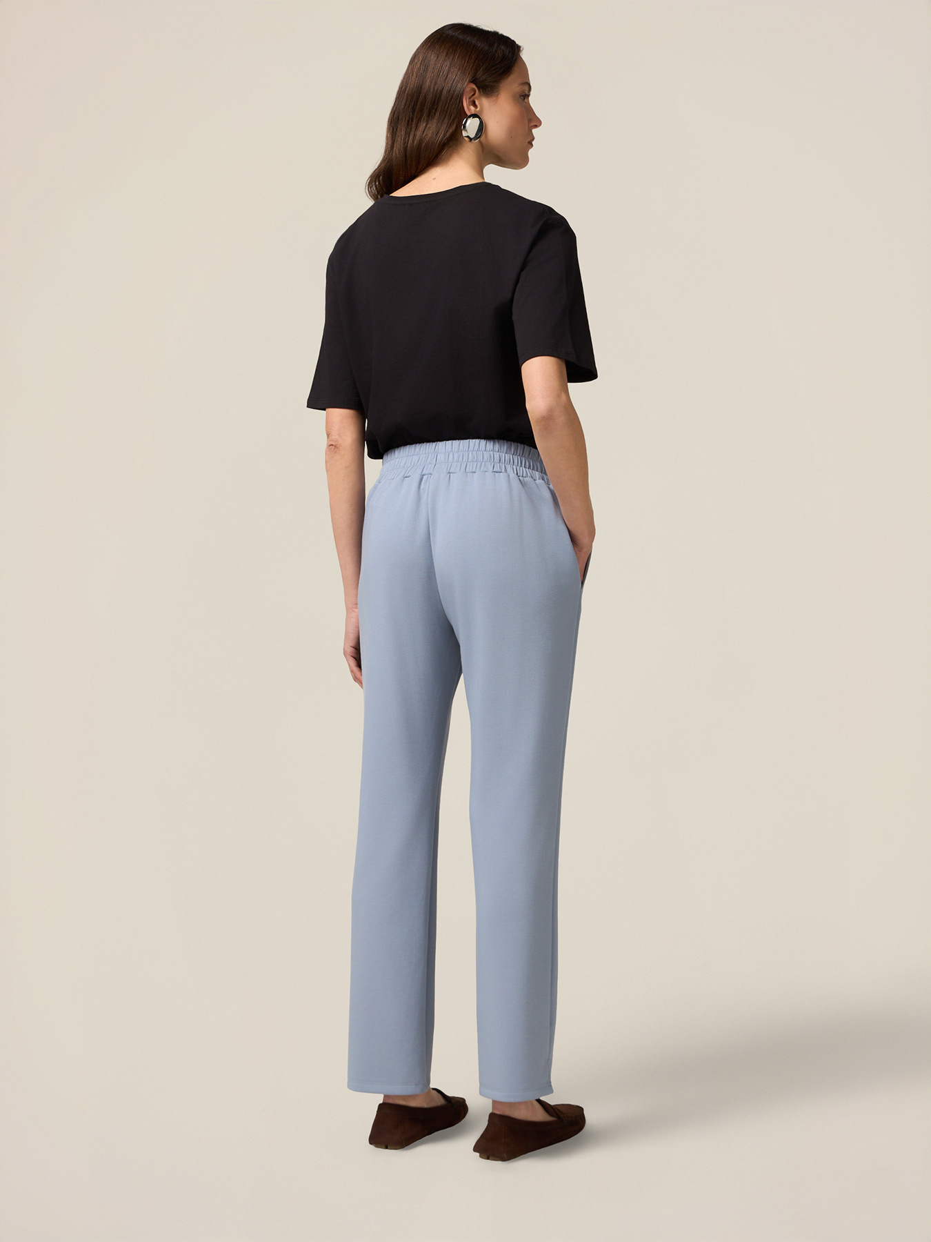 Joggers soft touch con coulisse image number 1