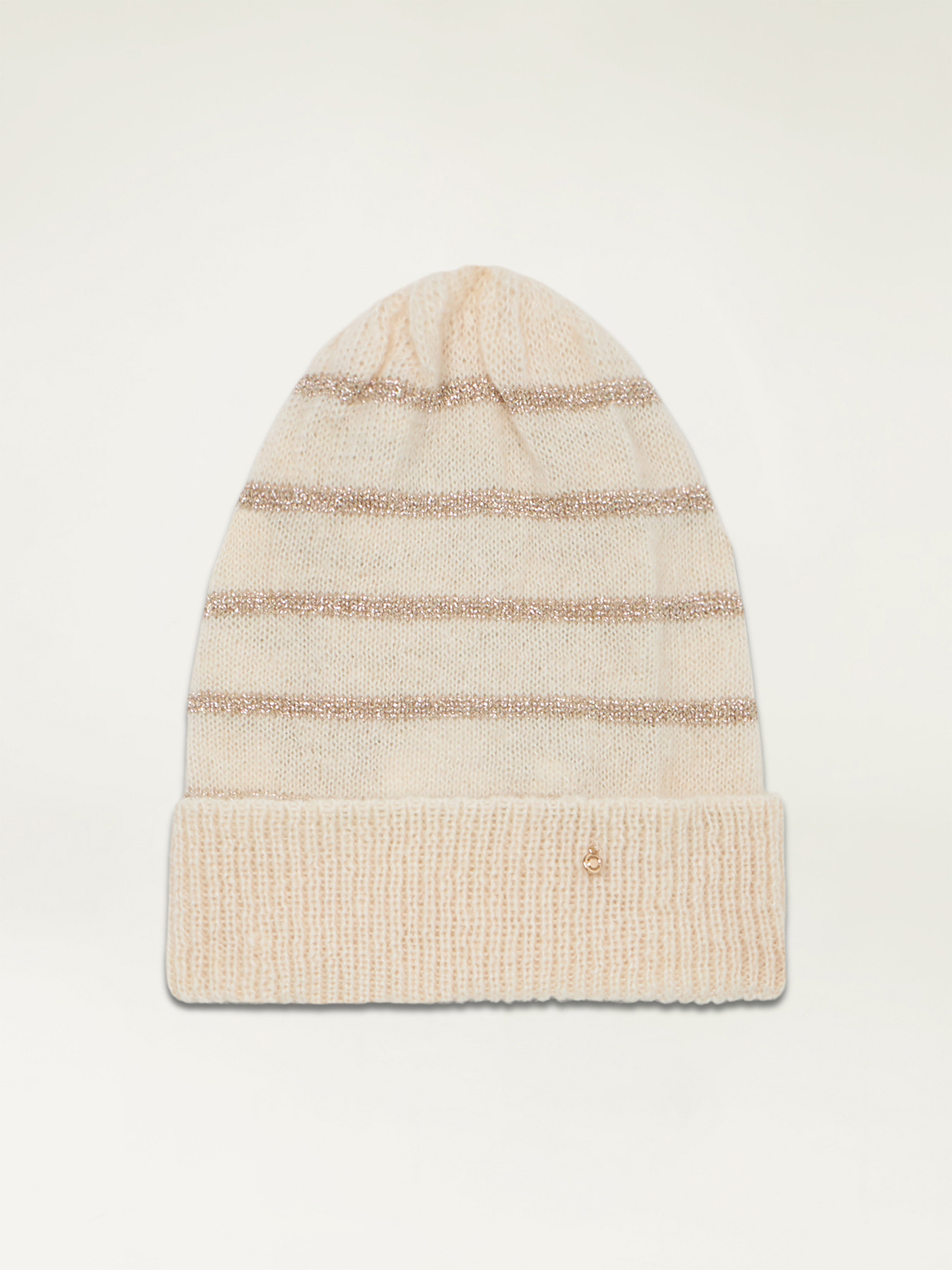 Strickm&uuml;tze mit Lurex-Streifen image number 1
