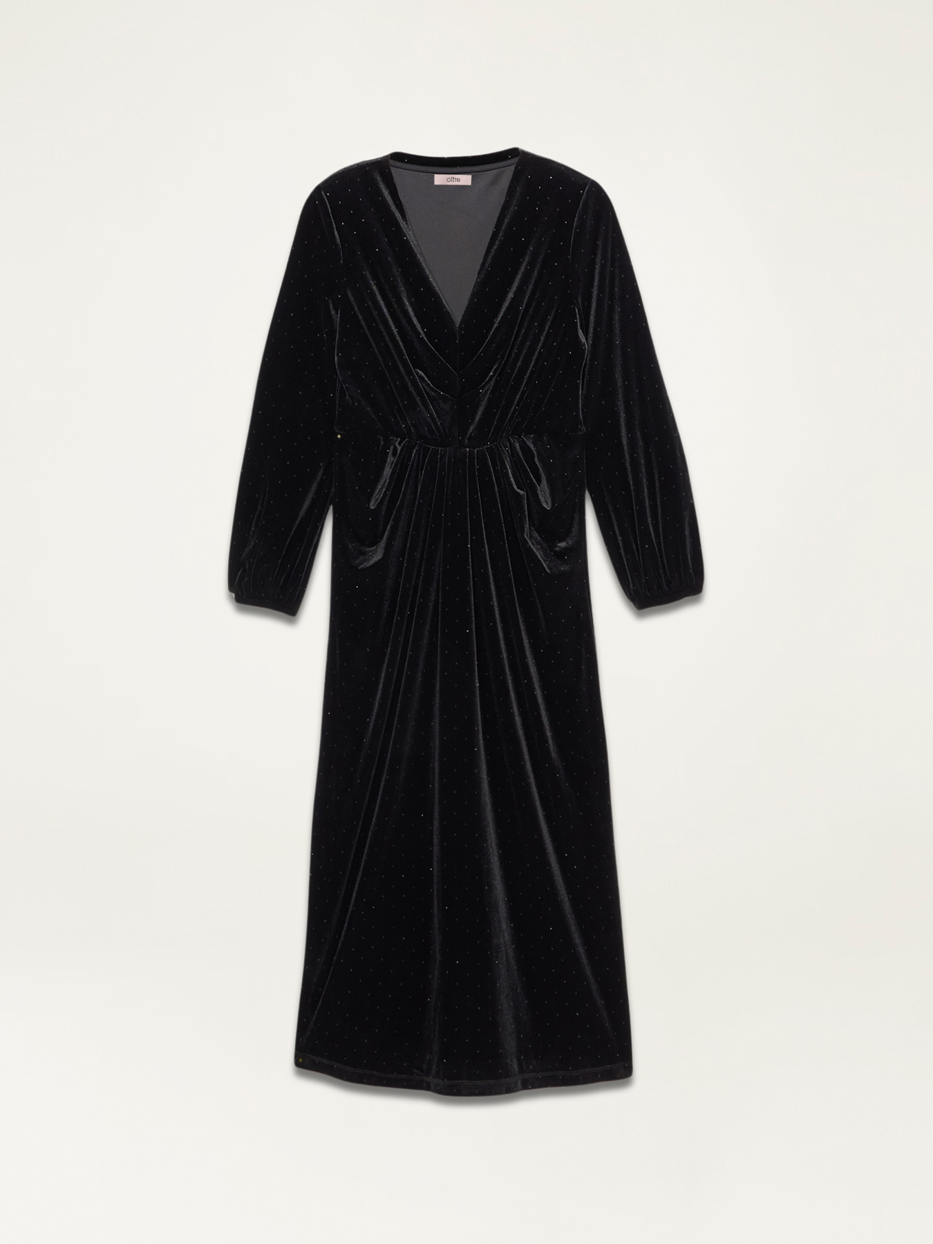 Velvet dress with crystals image number 4